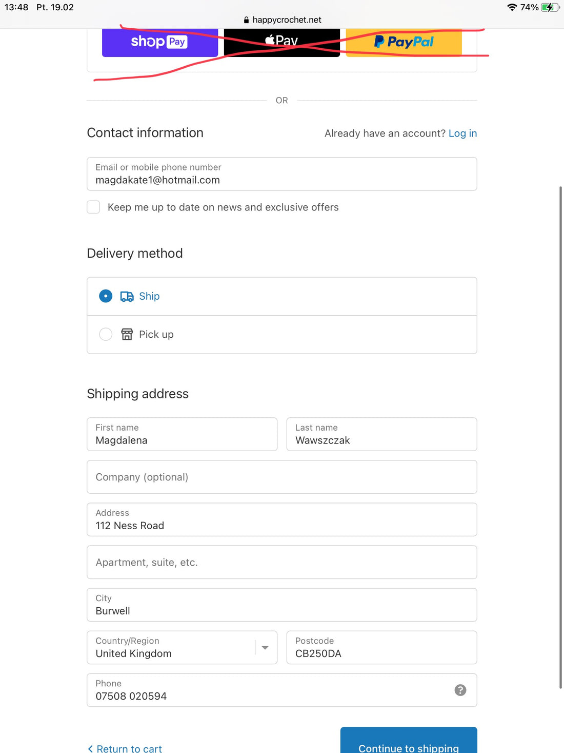 Plan payment is available