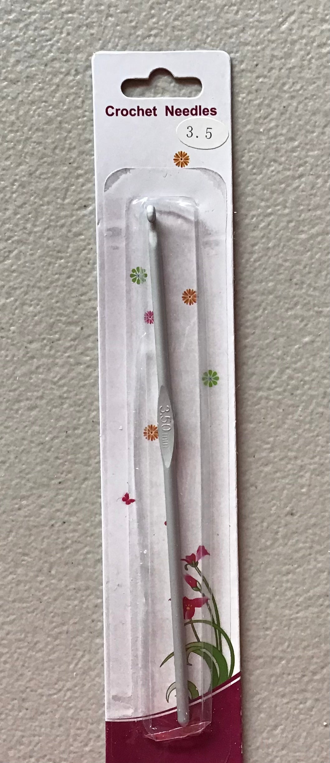 Metallic crochet hook