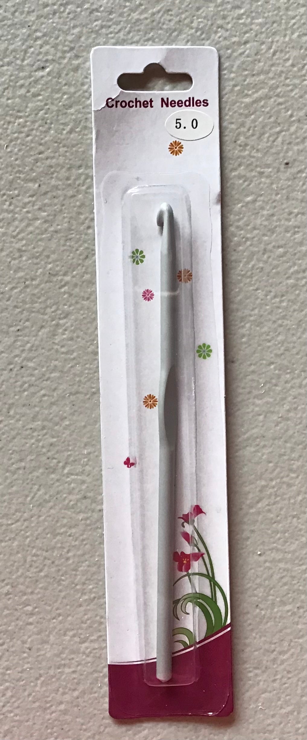 Metallic crochet hook